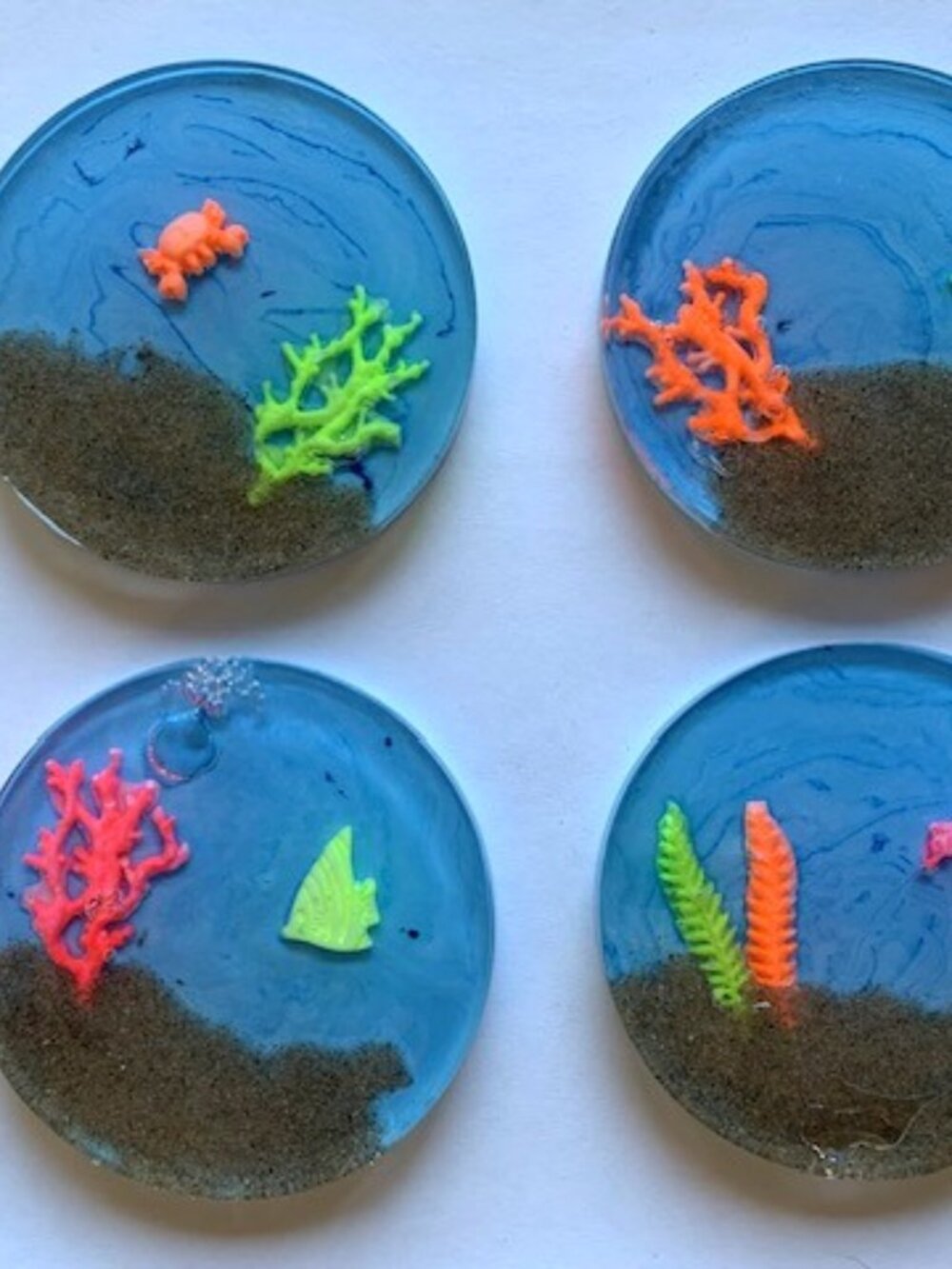 Handmade Under The Sea Coaster Set #2